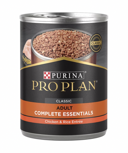 Purina Pro Plan Complete Essentials Adult Chicken & Rice Entrée Classic Wet Dog Food Can - 13oz.