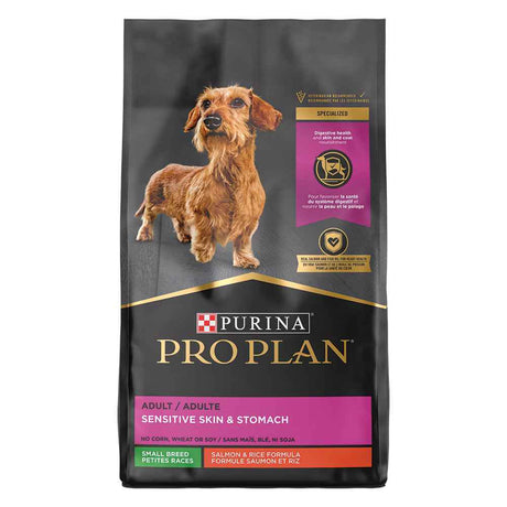 Purina Pro Plan Sensitive Skin & Stomach Adult Small Breed Salmon & Rice Formula Dry Dog Food - 5lb