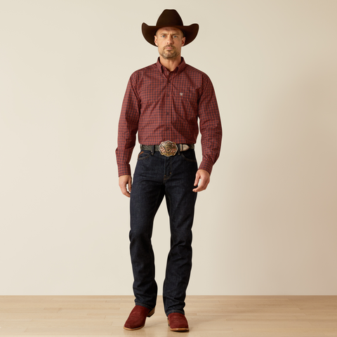 Ariat Pro Series Pavel Classic Fit Shirt - Burgundy