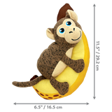 Kong Pull-A-Partz Pals Dog Toy - Monkey