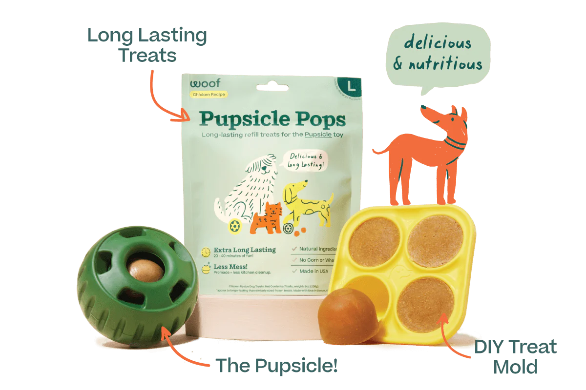 Woof Pet Pupsicle Treat Tray - Large