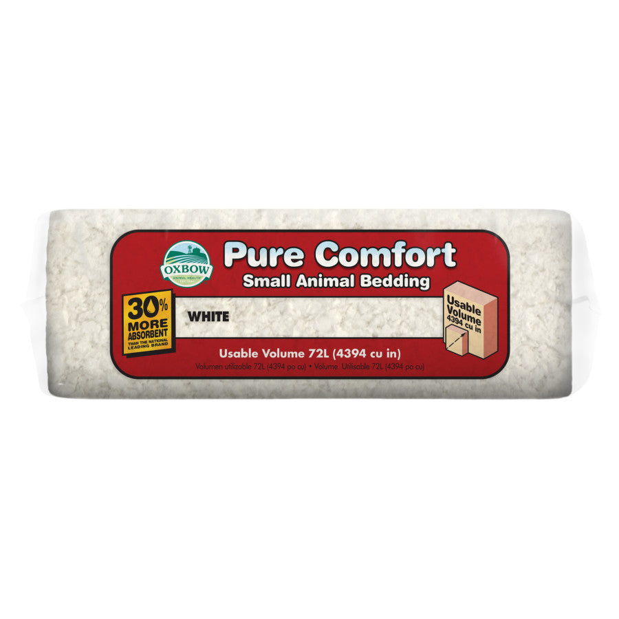 Oxbow Animal Health Pure Comfort White Bedding - 72L