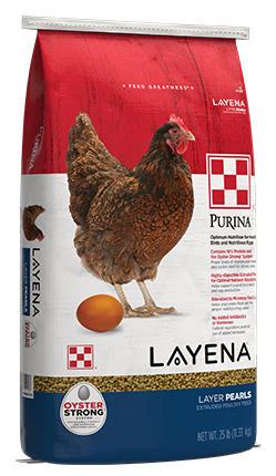 Purina Mills Layena Pearls Layer Feed Extruded - 25 LB