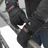 Action Heat Women's 5V Battery Heated Snow Gloves - Black Black