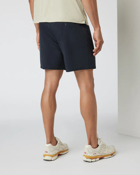 Vuori Qualify Run Short Lined - 6in - Black