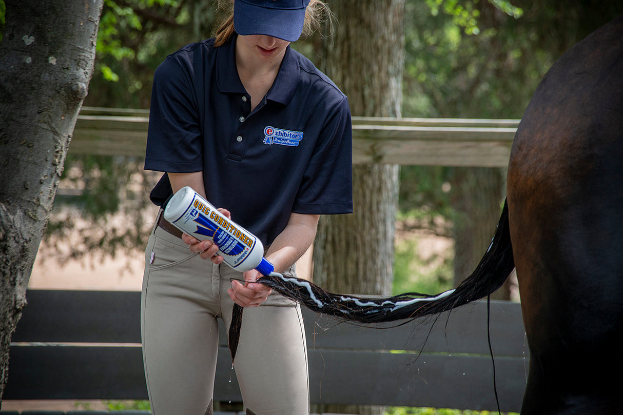 Exhibitor's Quic Conditioner: Moisturizing Equine Conditioner - 3.4oz. / 32oz.