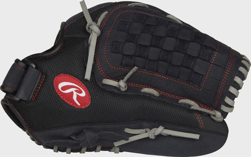 RAWLINGS Renegade 14in Outfield Softball Glove LH Black gray