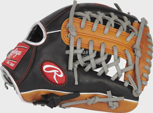 RAWLINGS R9 Series ContoUR 11.5in Baseball Infield Glove LH Black tan