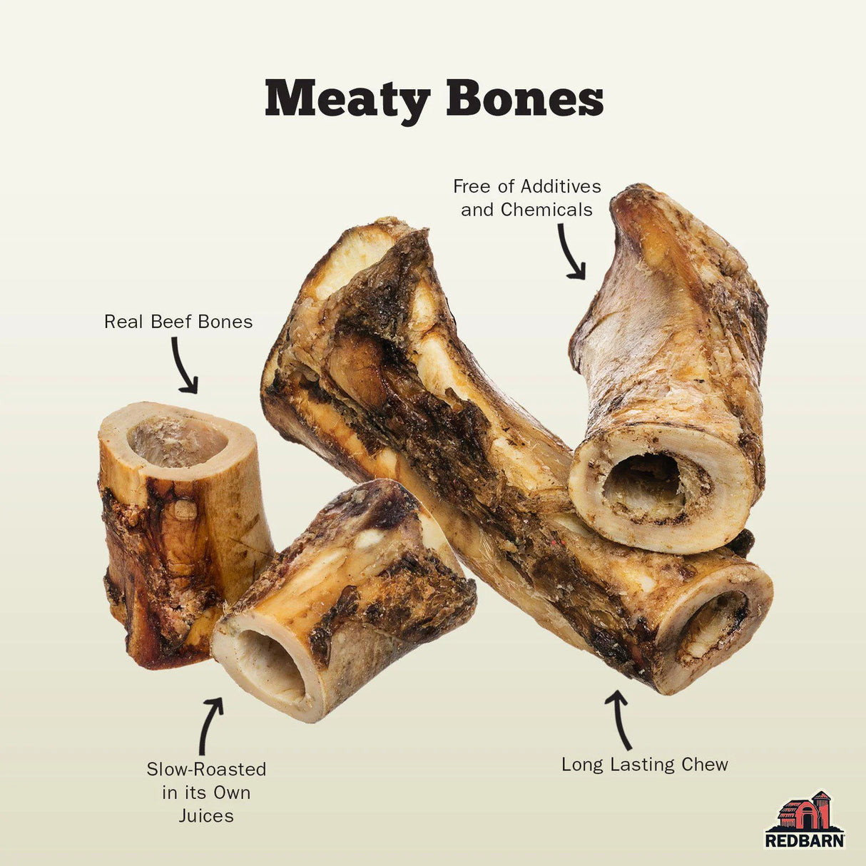 Redbarn Pet Products Meaty Bone Dog Treat - Large