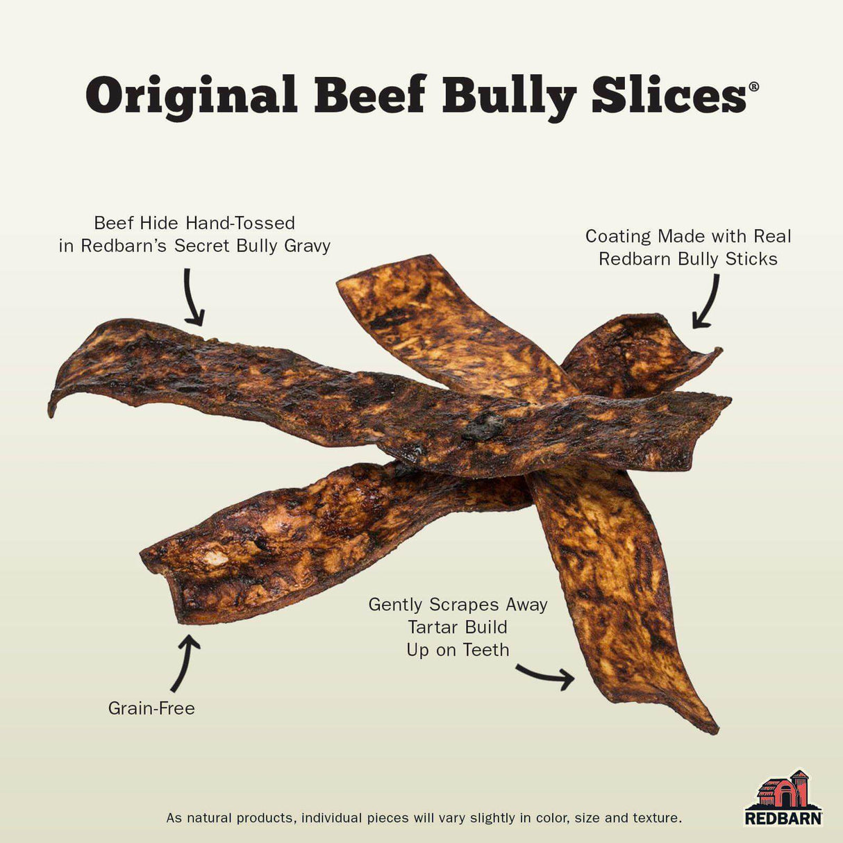 Redbarn Pet Products Bully Slices Original Beef Flavor - 9oz