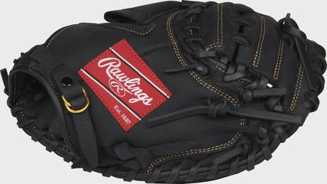 RAWLINGS Renegade 31.5In Catcher's Mitt RH Black gray