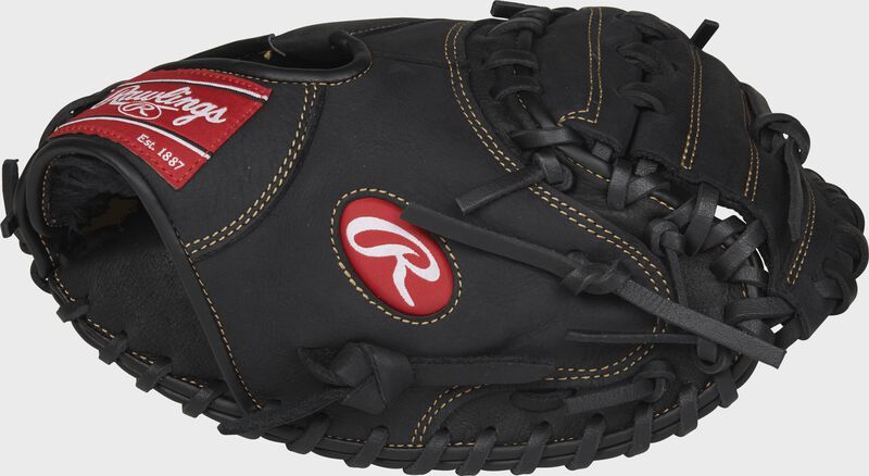 RAWLINGS Renegade 32.5In Catcher's Mitt RH Black gray