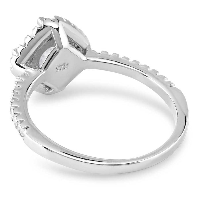 Montana Silversmiths Squarely Perfect Haloed Ring