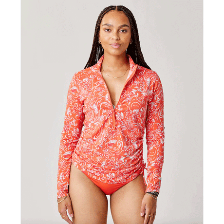 Carve Designs Women's Cruz Rashguard Lisbon