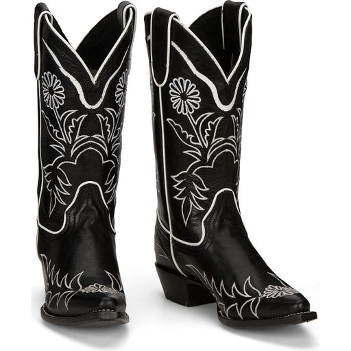 Justin Women's Two-Step 12" Western Boot Black