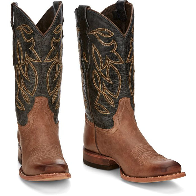 Justin Women's Sandy 11" Western Boot Natural Tan