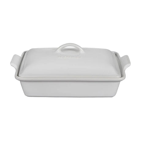 Le Creuset Heritage Rectangular Casserole White