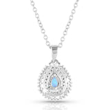 Montana Silversmiths Radiating Crystals Opal Necklace