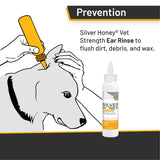 Silver Honey Rapid Ear Care Vet Strength Ear Rinse - 4oz.