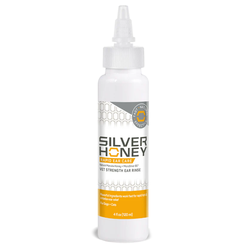 Silver Honey Rapid Ear Care Vet Strength Ear Rinse - 4oz.