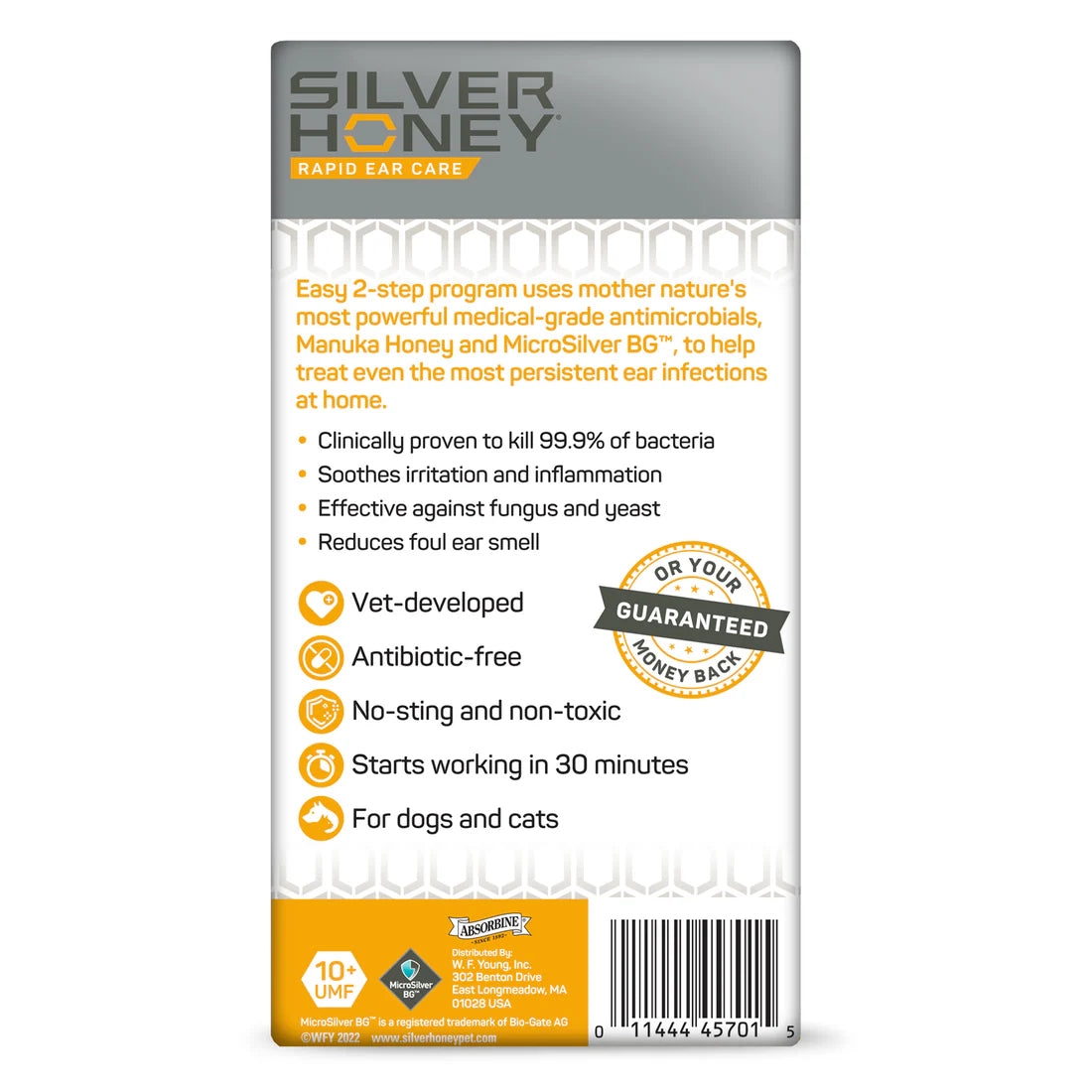 Silver Honey Rapid Ear Care Vet Strength Ear Treatment