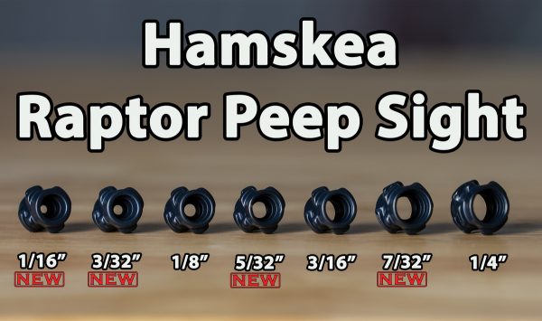 Hamskea Raptor Peep Housing 1/8in Black