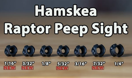 Hamskea Raptor Peep Housing 1/8in Black