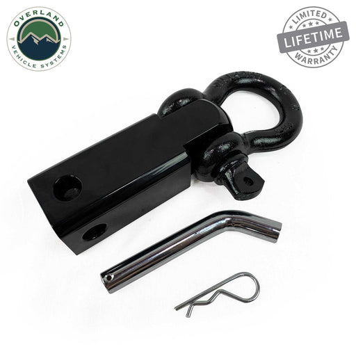 Overland Vehicle Systems Receiver With Shackle 3/4 4.75 Ton