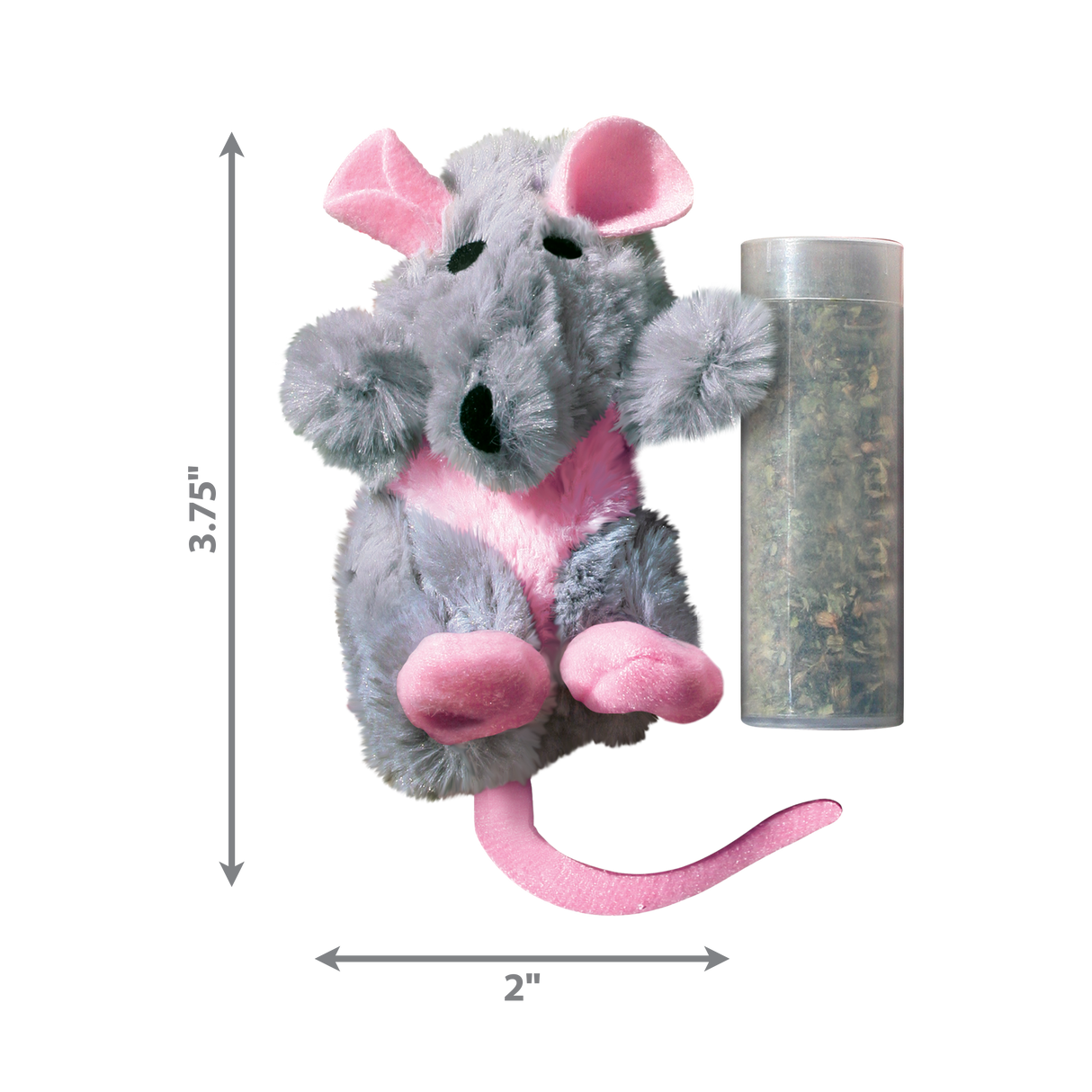 Kong Refillable Rat Catnip Cat Toy