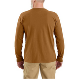 Relaxed Fit Heavyweight Long-Sleeve Pocket Camo Graphic T-Shirt - Carhartt Brown