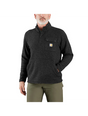 Carhartt Relaxed Fit Midweight Quarter-Zip Pocket Sweater Fleece - Black