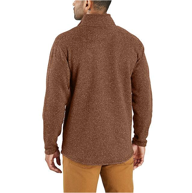 Carhartt Relaxed Fit Midweight Quarter-Zip Pocket Sweater Fleece - Mocha