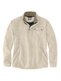 Carhartt Relaxed Fit Midweight Quarter-Zip Pocket Sweater Fleece - Oat Milk