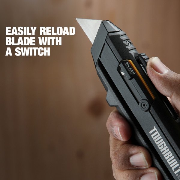 ToughBuilt Reload Utility Knife with 2 Blade Mags