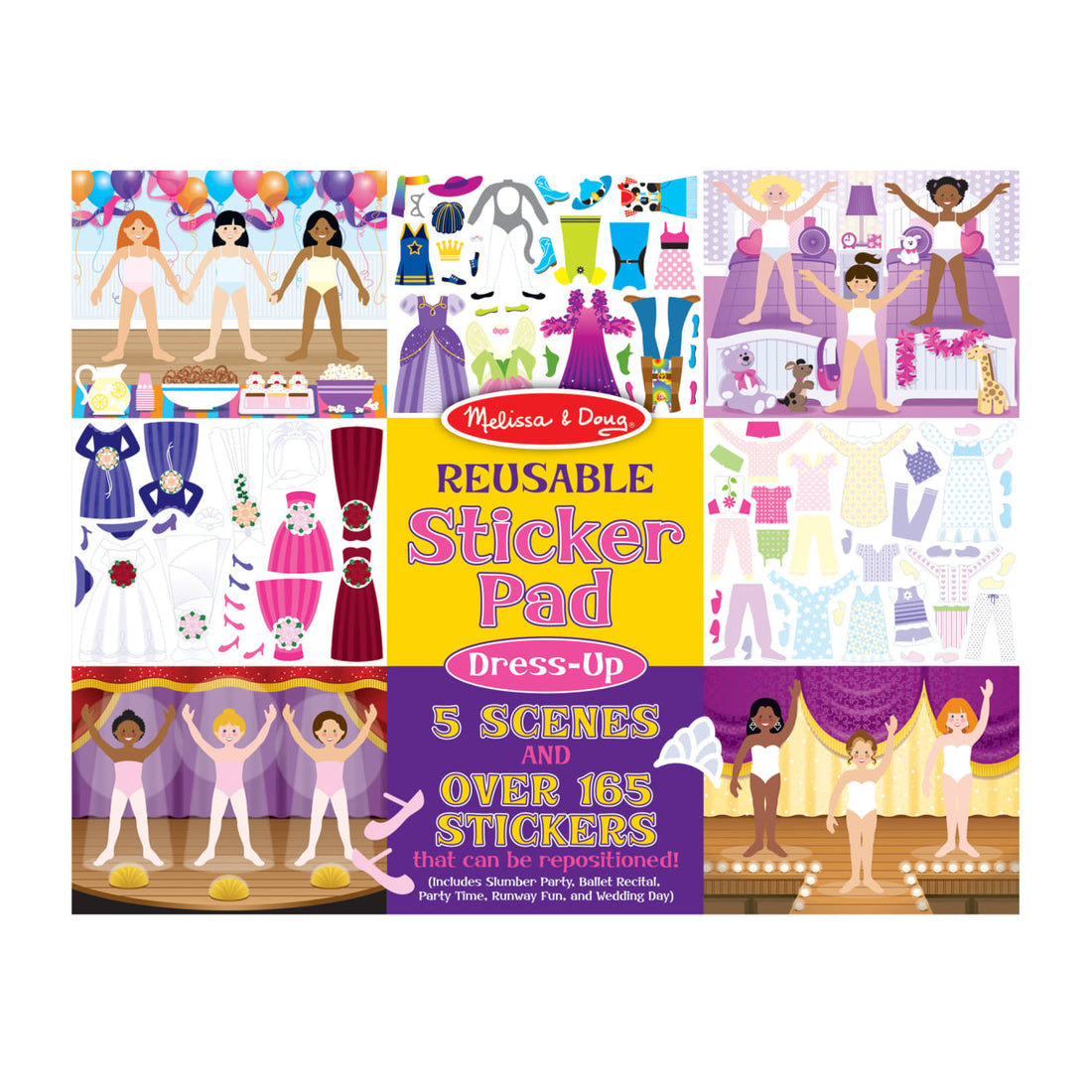 Melissa & Doug Dress Up Reusable Sticker Pad