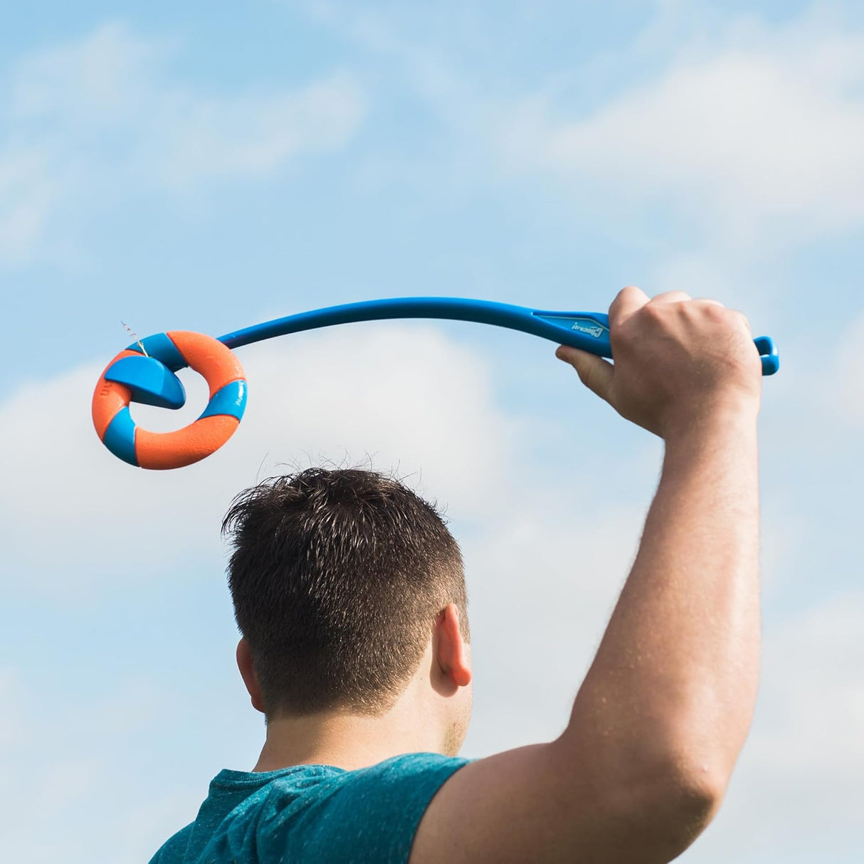 Chuckit! Ring Chaser Dog Toy - Orange / Blue