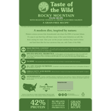 Taste of the Wild Rocky Mountain Feline Recipe with Roasted Venison & Smoke-Flavored Salmon - 14 LB