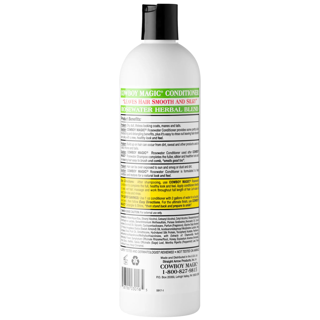 Cowboy Magic Rosewater Conditioner - 2oz. / 16oz. / 32oz.