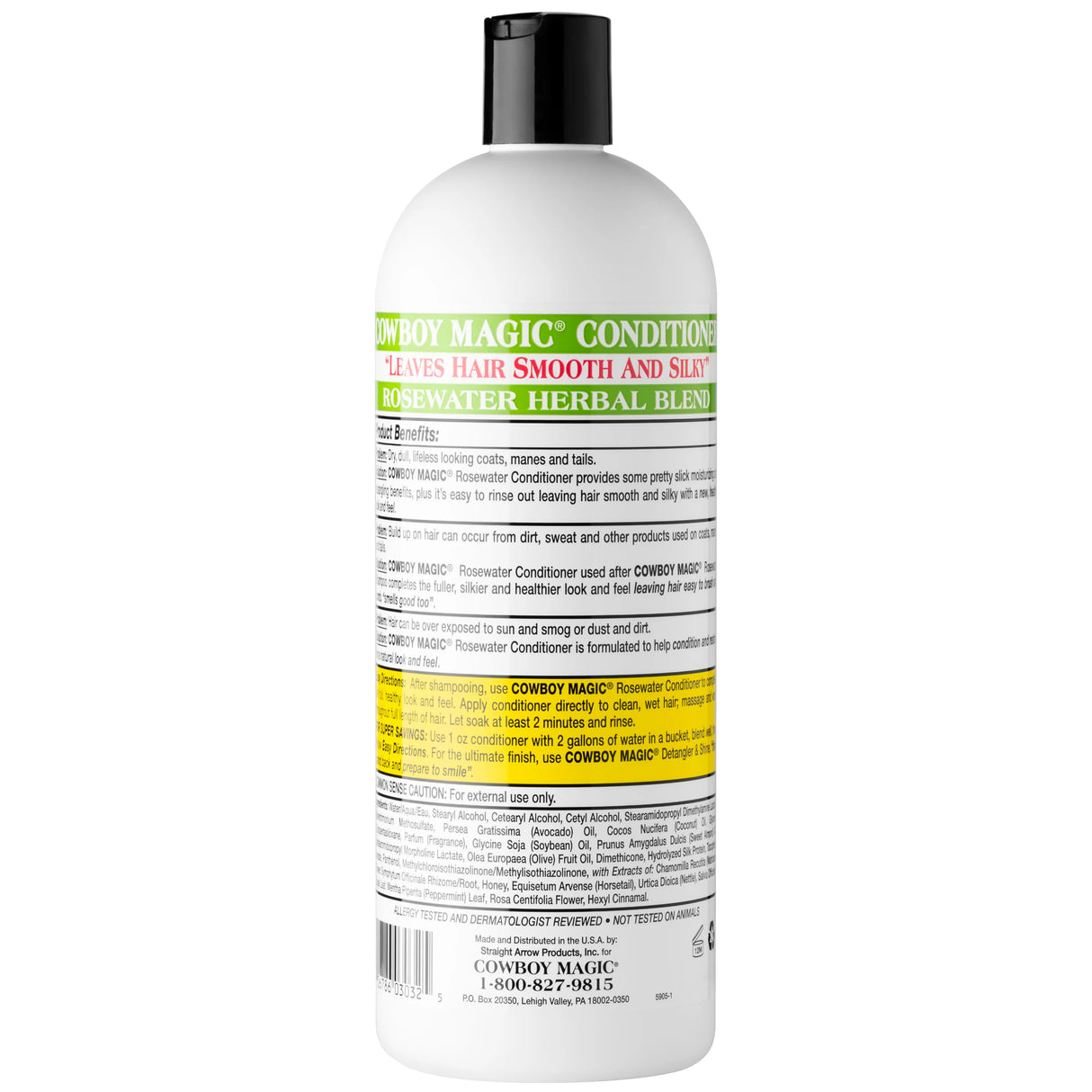 Cowboy Magic Rosewater Conditioner - 2oz. / 16oz. / 32oz.