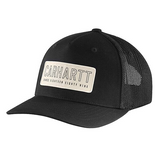 Carhartt Rugged Flex Canvas Mesh Back 1889 Patch Cap - Black