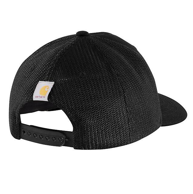 Carhartt Rugged Flex Canvas Mesh Back 1889 Patch Cap - Black