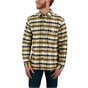 Carhartt Rugged Flex Relaxed Fit Midweight Flannel Long-Sleeve Plaid Shirt - Malt