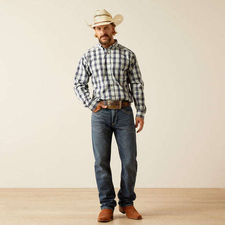 10054674 Mns Pro Curtis Classic Fit Shirt - Navy Navy