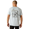10054838 Mns Ariat Cactus Roper T-shirt - Sky Blue Sky blue