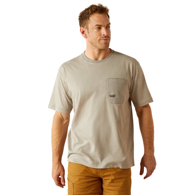 10054879 Mns Rebar Workman 360 Airflow T-shirt - Wild Dove Wild dove