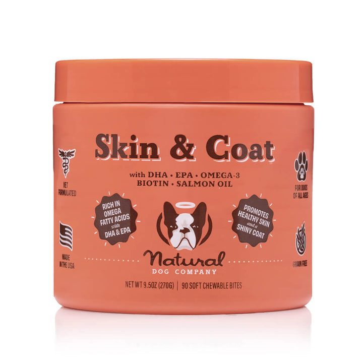 Natural Dog Company Skin & Coat Supplement - 90 Chews