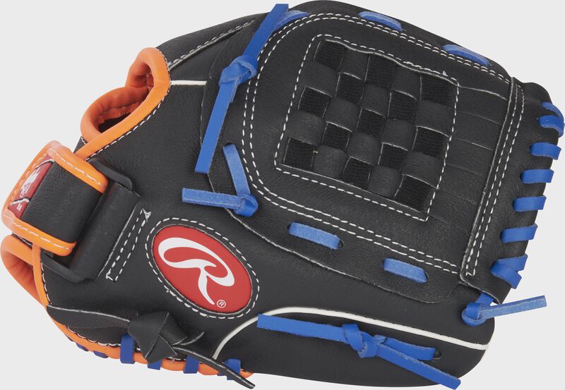 RAWLINGS Sure Catch 10in Jacob deGrom Signature Youth Glove RH Black orange