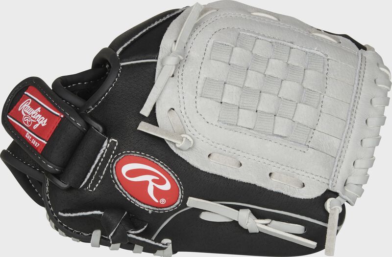 RAWLINGS Sure Catch 10.5In Youth Infield/Outfield Glove RH Black/grey