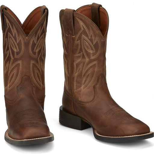 Justin Men's Canter 11" Western Boot Dusky Cowhide