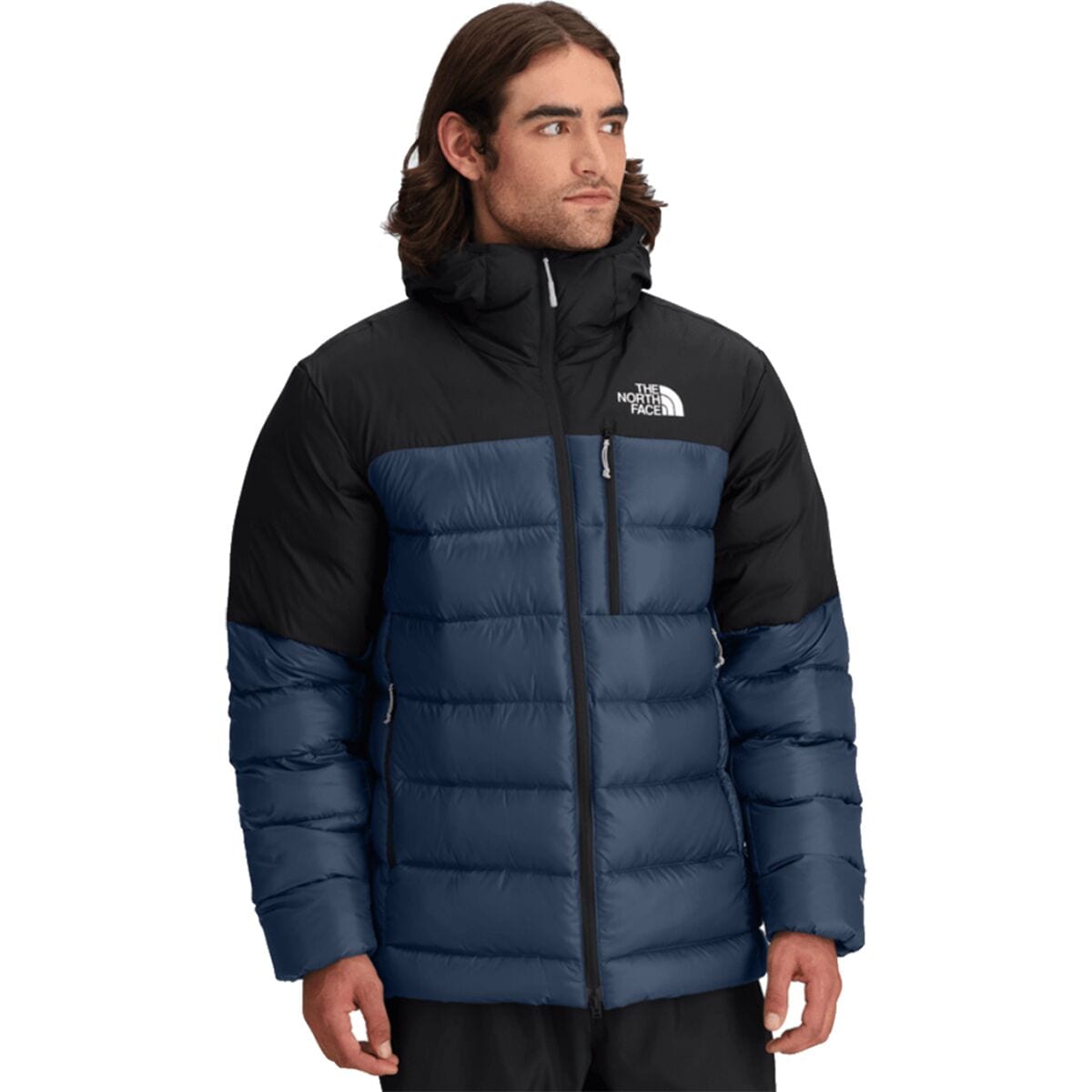 The North Face Men's Kalix Down Hoodie - Shady Blue/TNF Black Shady Blue/TNF Black